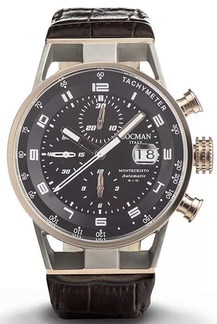 Часовник Мъжки Locman Montecristo Chronograph Automatic 0516M01S-00BKWHPK