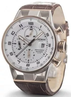 Часовник Мъжки Locman Montecristo Chronograph Automatic 0516M08S-00WHBKPN