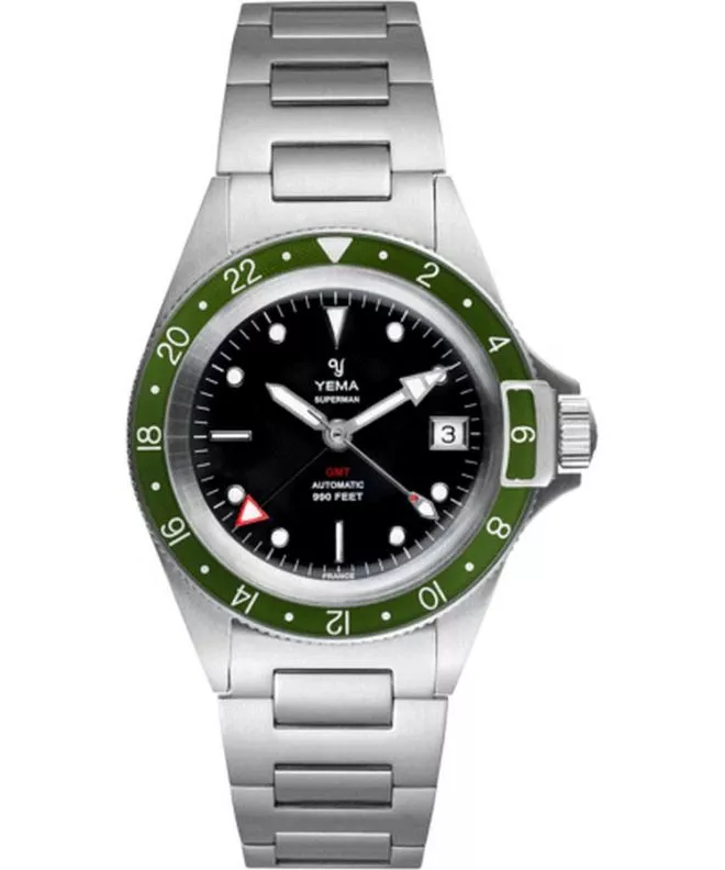 Часовник Мъжки Yema Superman GMT YSUPGMT2020B39-AMS