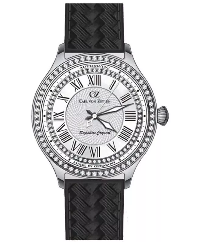 Часовник Дамски Carl von Zeyten Hornberg Automatic CVZ0068WH (CVZ0068WHS)