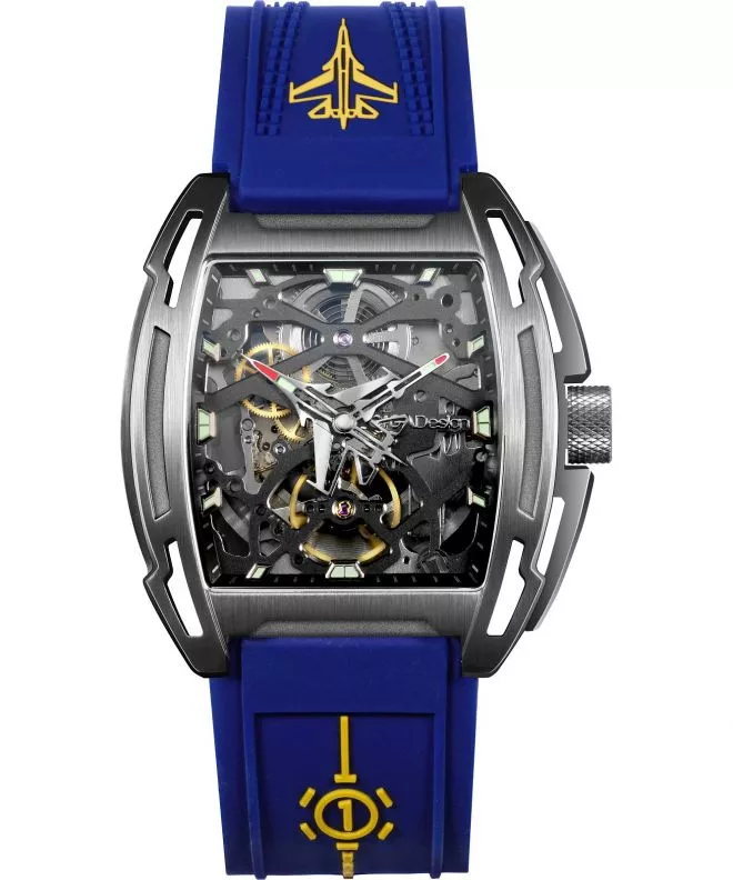 Часовник Мъжки Ciga Design Aircraft Carrier Skeleton Limited Edition Z061-IPTI-W5BU