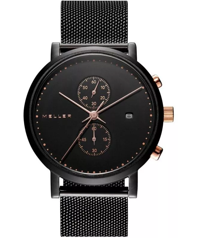 Часовник Мъжки Meller Makonnen Baki Black Chronograph 4NR-2BLACK