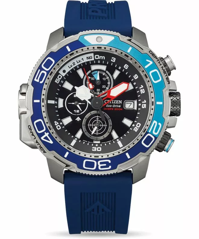 Часовник Мъжки Citizen Promaster Marine Aqualand Eco-Drive Diver BJ2169-08E