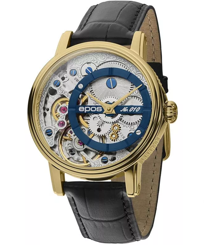 Часовник Мъжки Epos Oeuvre D'Art Verso Skeleton Limited Edition 3435.313.22.16.25