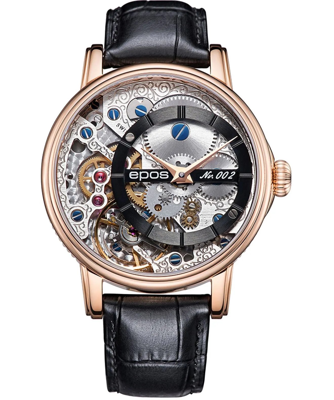 Часовник Мъжки Epos Oeuvre D'Art Verso Skeleton Limited Edition 3435.313.24.15.25