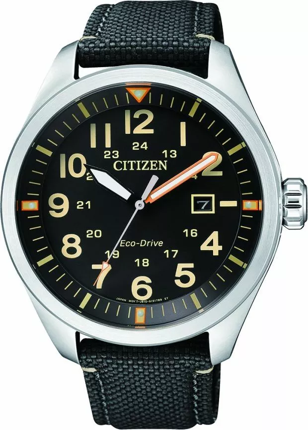 Часовник Мъжки Citizen Military Eco-Drive AW5000-24E