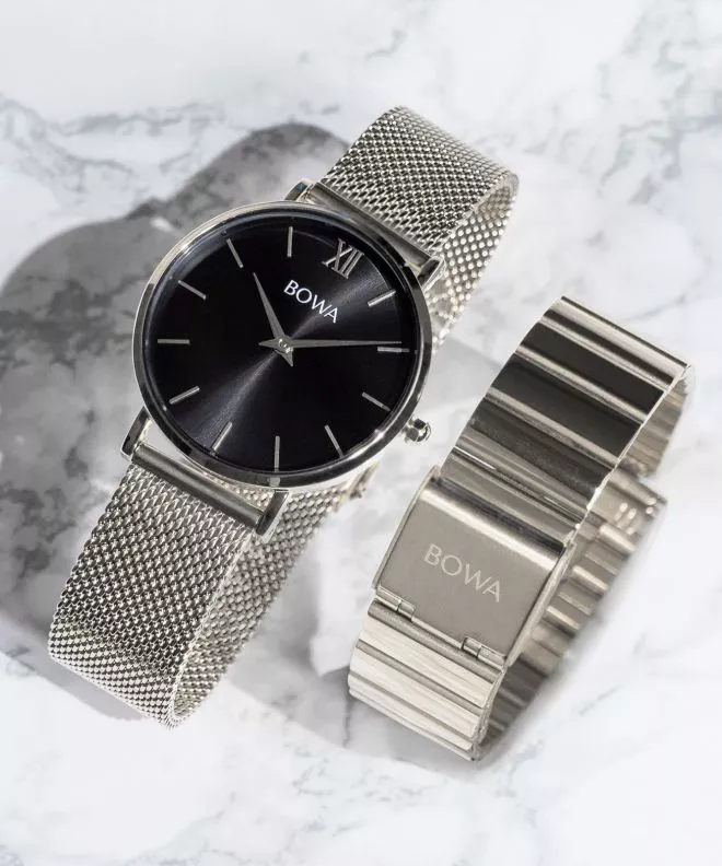 Часовник Дамски BOWA London Black-Silver 33 SET LO335-15-165M