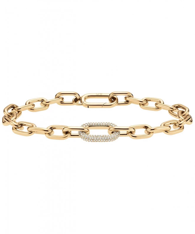 Гривна Daniel Wellington Crystal Link Gold DW00400592