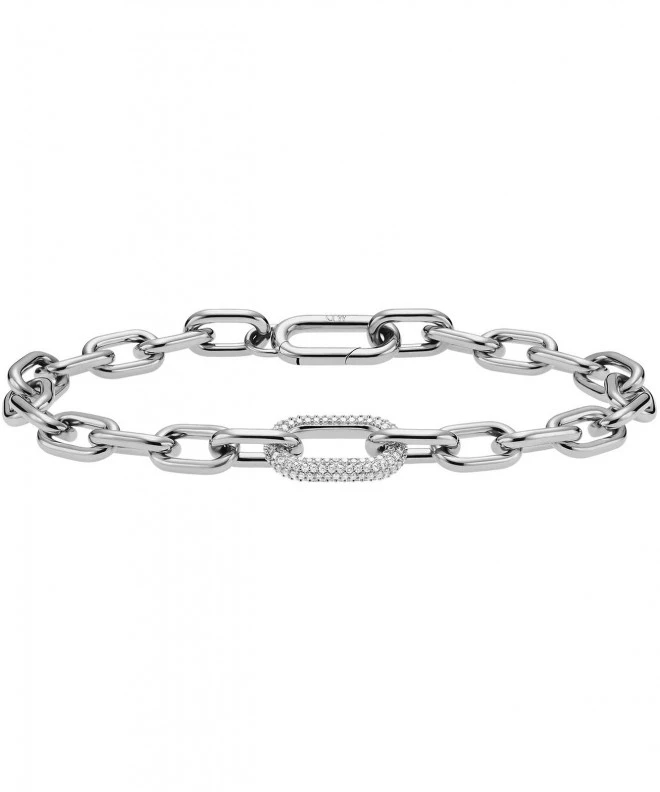Гривна Daniel Wellington Crystal Link Silver DW00400609