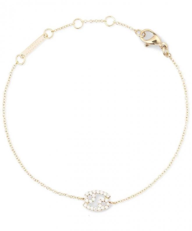 Гривна Daniel Wellington Crystal Zodiac Chain Gold Cancer DW00400910