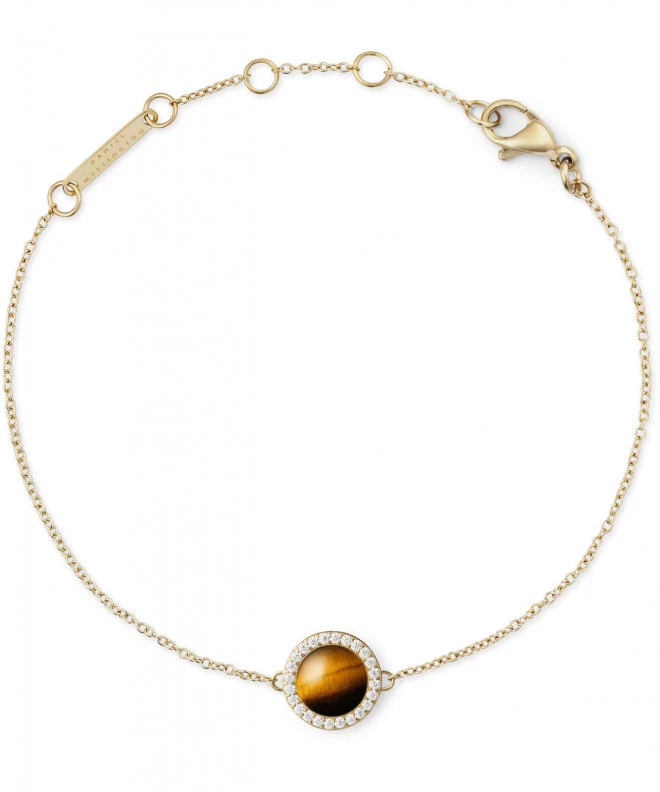 Гривна Daniel Wellington Audrey Tiger Eye Gold DW00401427