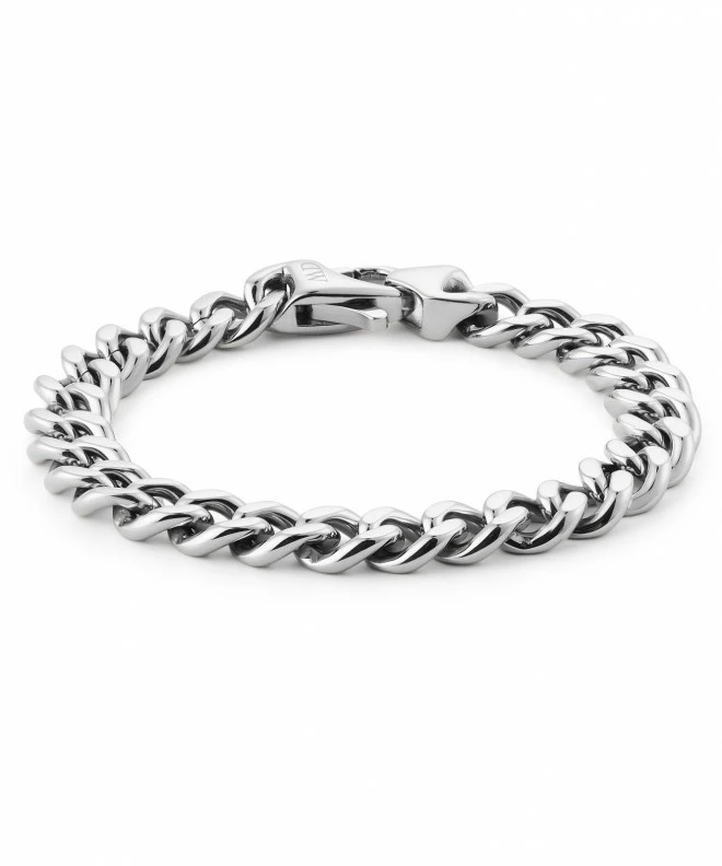 Гривна Daniel Wellington Ellipse Cuban Chain Silver DW00401663