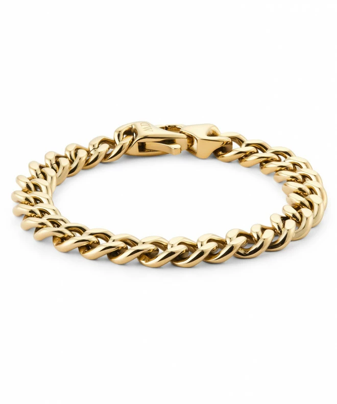 Гривна Daniel Wellington Ellipse Cuban Chain Gold DW00401665