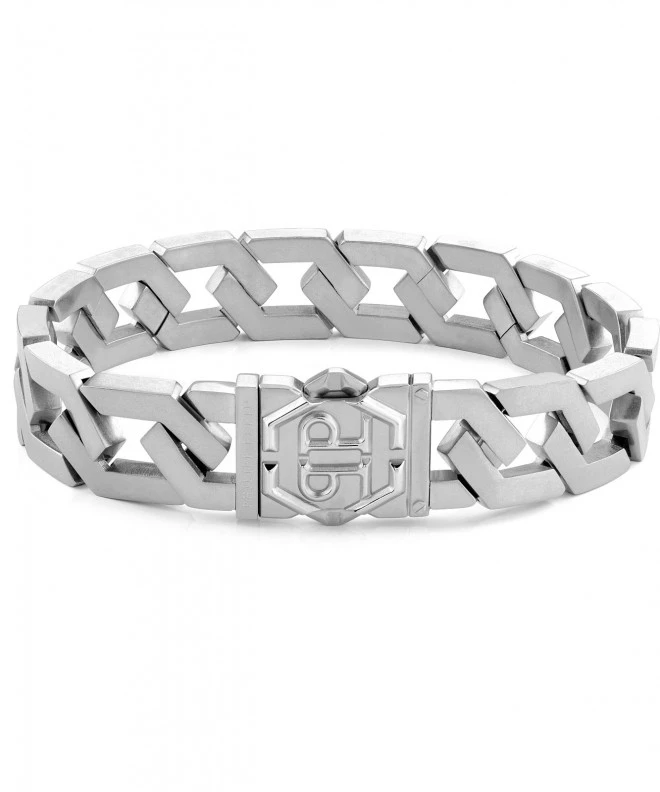 Гривна PHILIPP PLEIN Hexagon Tactical Buckle PJVEA02BL