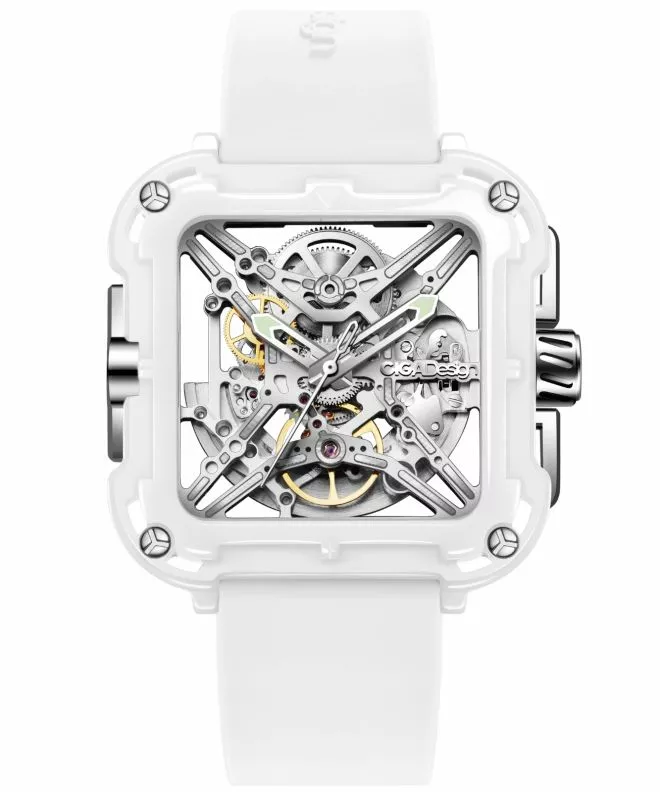 Часовник Дамски Ciga Design X Series Ceramic Skeleton X012-WS02-W5WH
