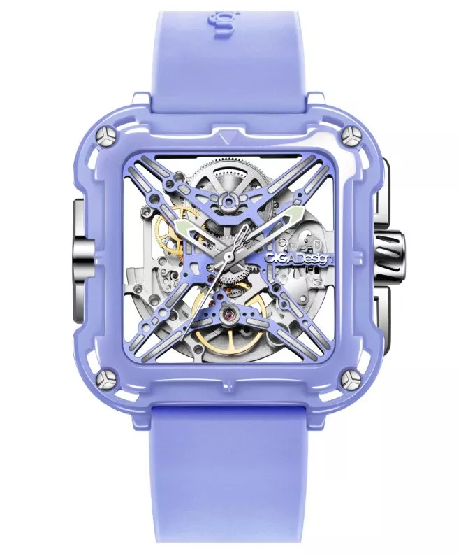Часовник Дамски Ciga Design X Series Ceramic Skeleton X012-PP02-W5PL