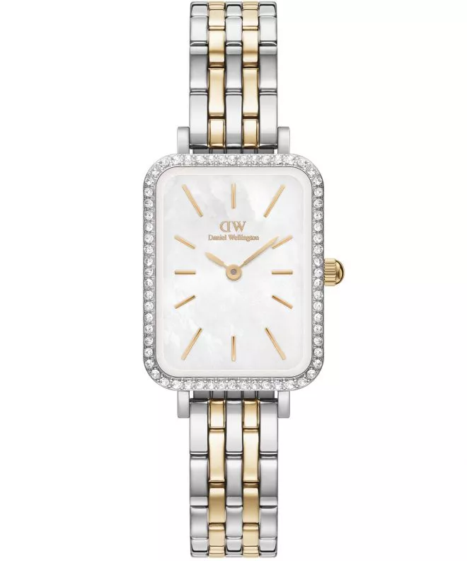 Часовник Дамски Daniel Wellington Quadro Lumine Bezel 5-Link Two-Tone 40 DW00100671
