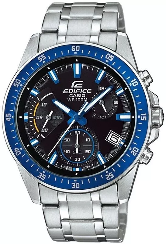 Часовник Мъжки Edifice Casio Momentum Chronograph EFV-540D-1A2VUEF