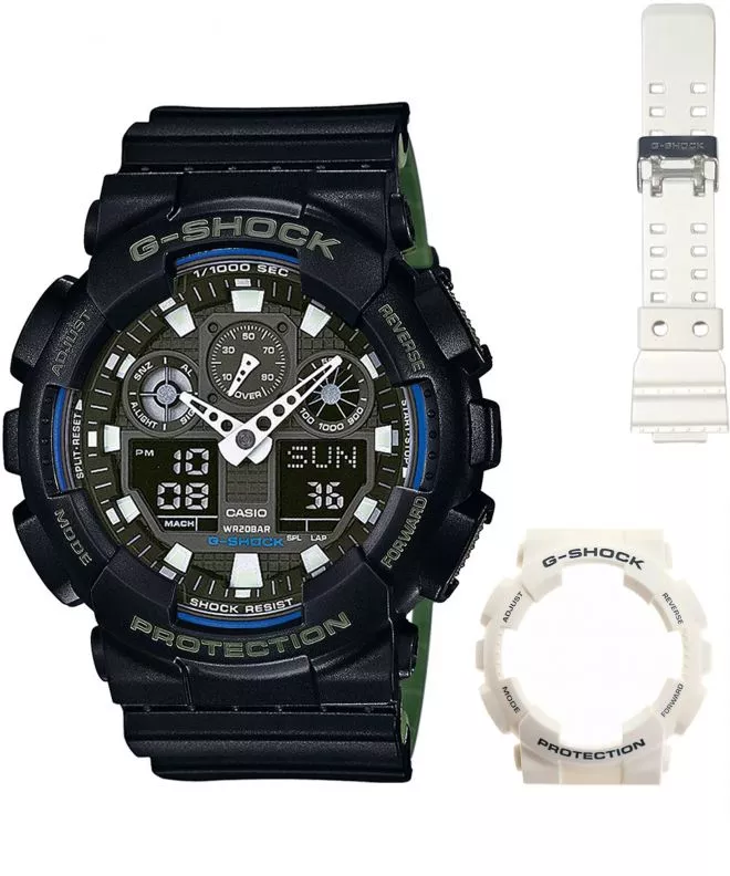 Часовник Мъжки Casio G-Shock GA-100 Original Set GA-100B-Set076