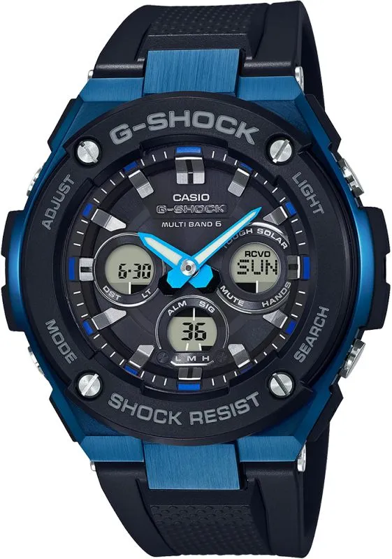 Часовник Мъжки G-SHOCK Casio G-Steel Solar Waveceptor GST-W300G-1A2ER