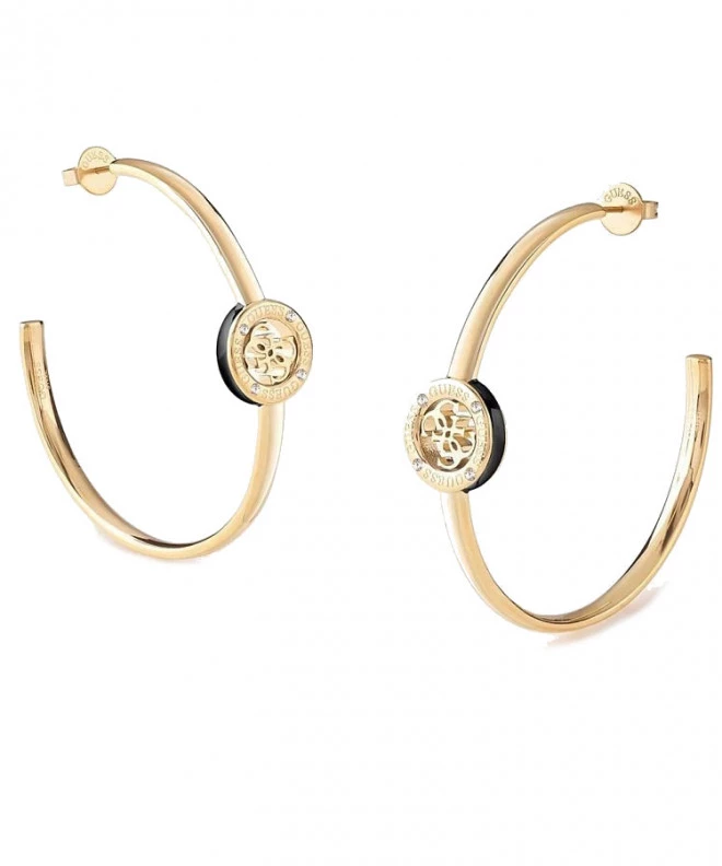 Обеци Guess Kolczyki 4G Loop JUBE02284JWYGBKT-U