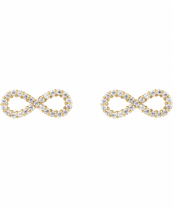 Обеци Daniel Wellington Mirelle Infinity Gold DW00401614