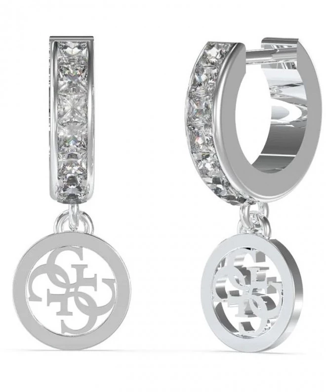 Обеци Guess Kolczyki Huggie Me JUBE03147JWRHT/U