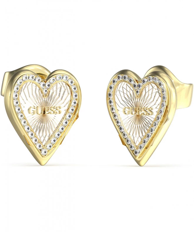 Обеци Guess Kolczyki Love Me Tender JUBE03237JWYGRHT-U