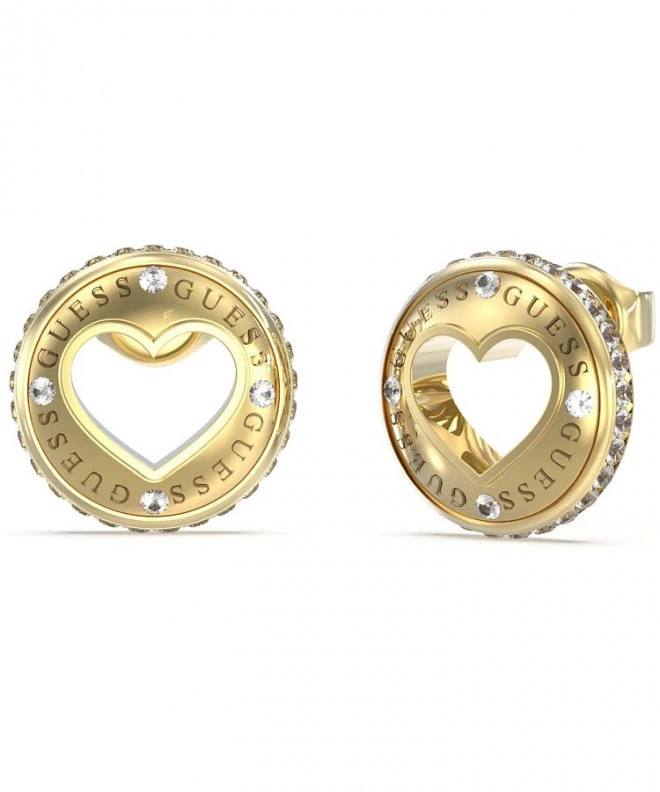 Обеци Guess Kolczyki Rolling Hearts JUBE03341JWYGT-U