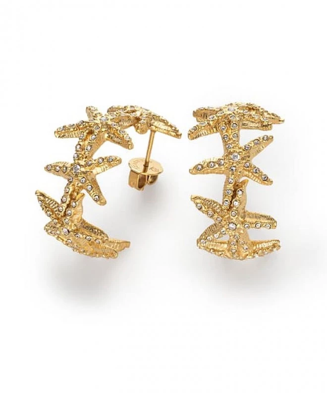 Обеци Paul Hewitt Sea Star Creole Earings Gold PH-JE-1090