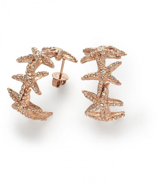 Обеци Paul Hewitt Sea Star Creole Earing Rose Gold PH-JE-1091
