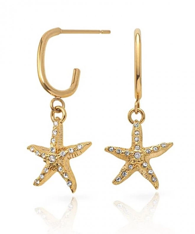 Обеци Paul Hewitt Sea Star Hoops Earing Gold PH-JE-1096