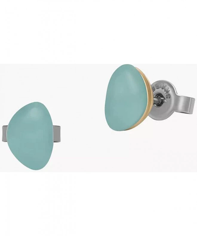 Обеци Skagen Sea Glass Mint Green Stud SKJ1805710