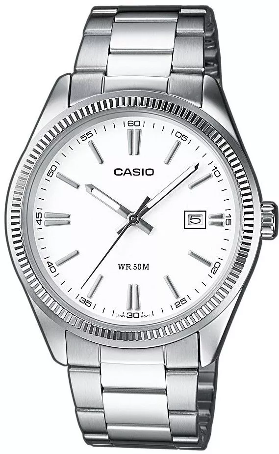 Часовник Мъжки Casio Classic MTP бял MTP-1302D-7A1VEF