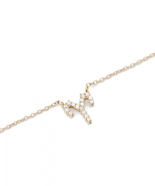 Колие Daniel Wellington Crystal Zodiac Chain Gold Aries DW00400919