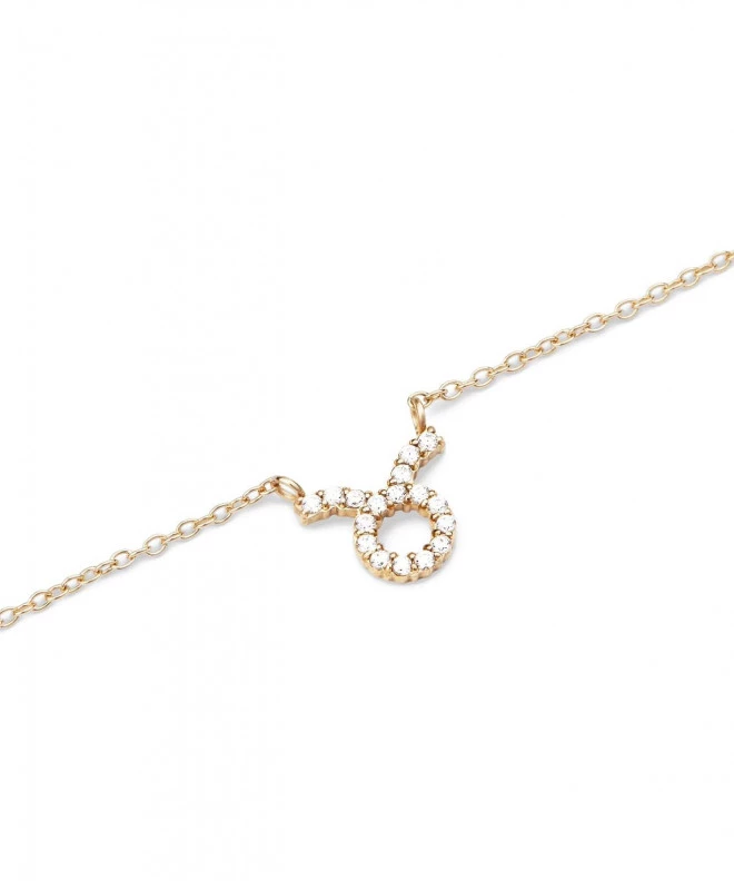 Колие Daniel Wellington Crystal Zodiac Chain Gold Taurus DW00400920
