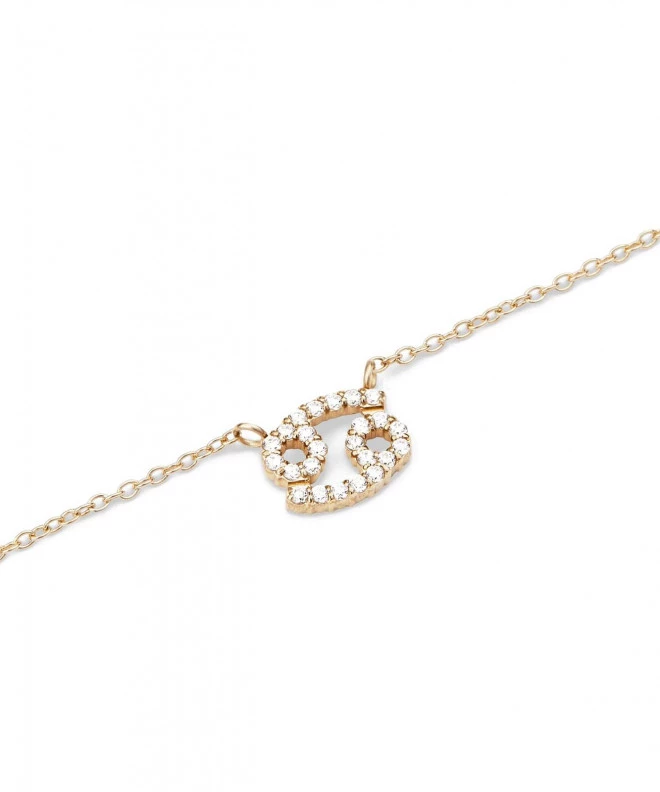 Колие Daniel Wellington Crystal Zodiac Chain Gold Cancer DW00400922