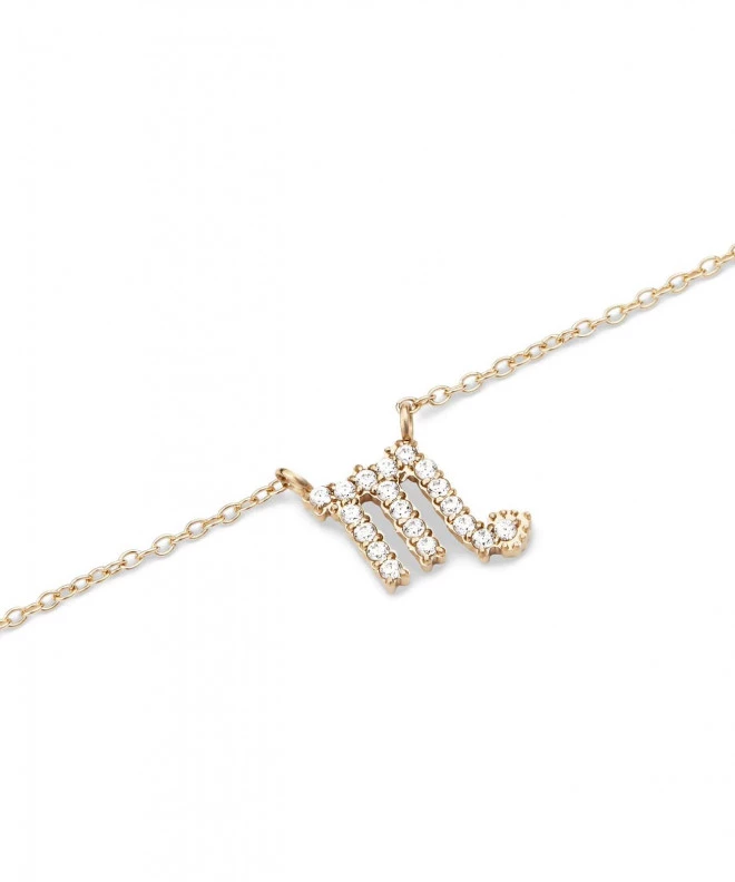 Колие Daniel Wellington Crystal Zodiac Chain Gold Scorpio DW00400926