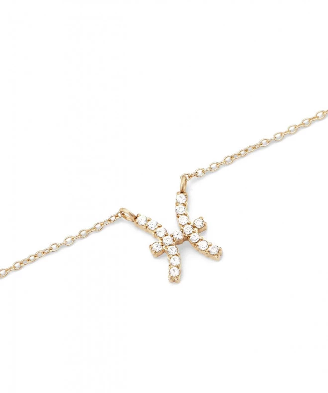 Колие Daniel Wellington Crystal Zodiac Chain Gold Pisces DW00400930