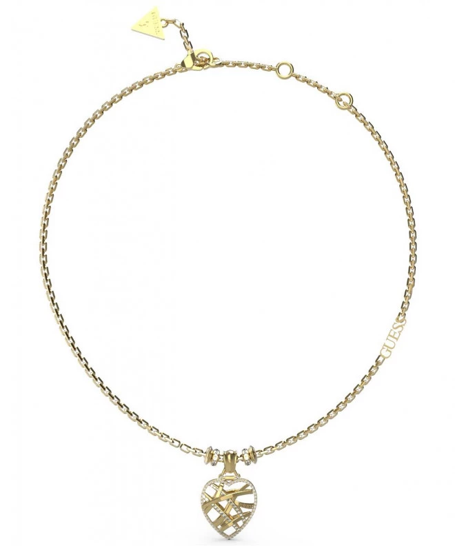 Колие Guess Naszyjnik Heart Cage JUBN03099JWYGT/U