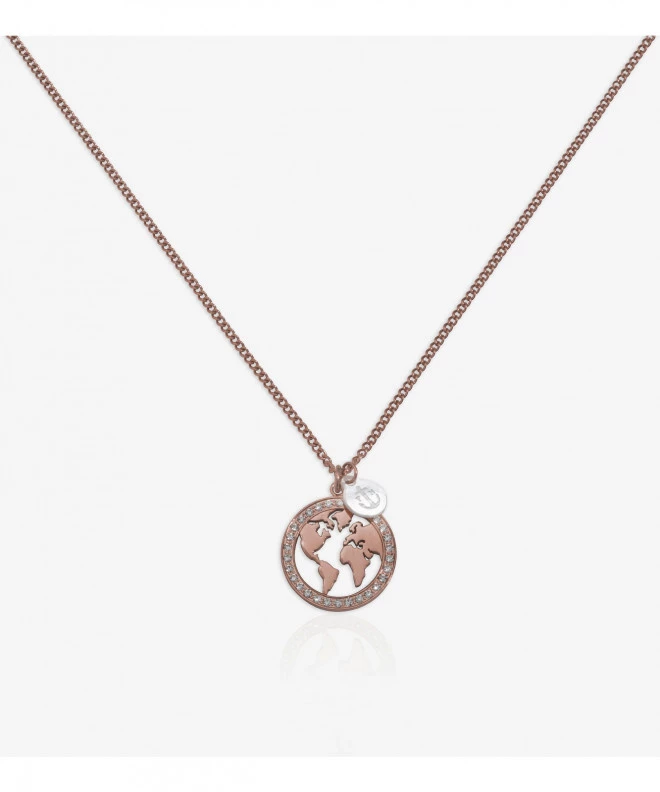Колие Tom Hope Globe Necklace Stones Coffee TM0639