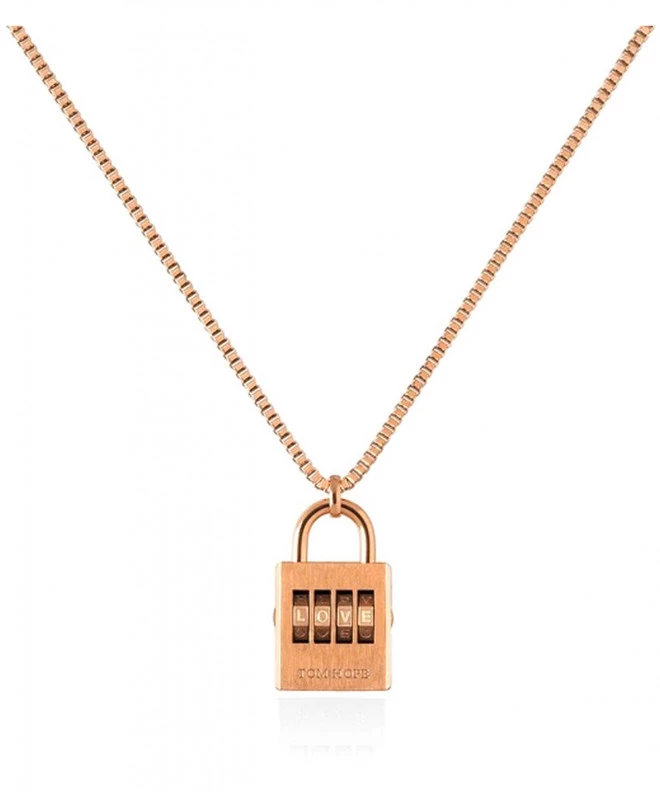 Колие Tom Hope Padlock Necklace Rose TM0672