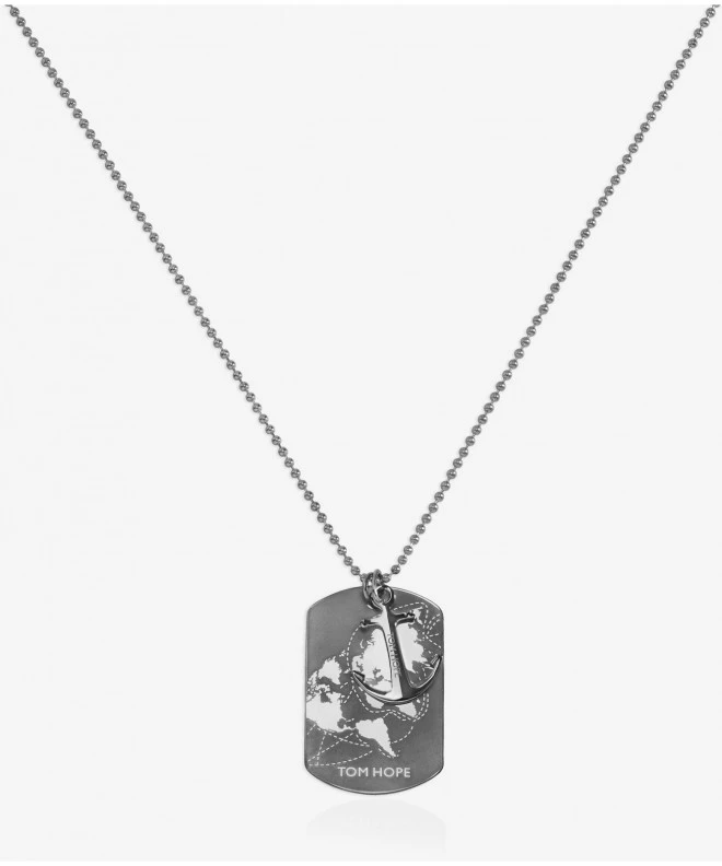 Колие Tom Hope World Tag Silver TM0628