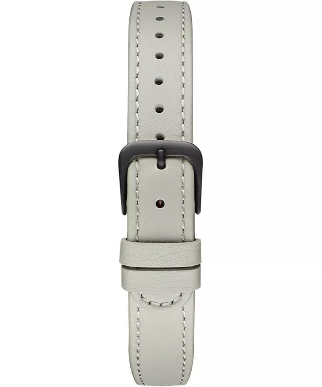 Каишка Meller Grey Black Leather W 16 mm WNST-1GREY