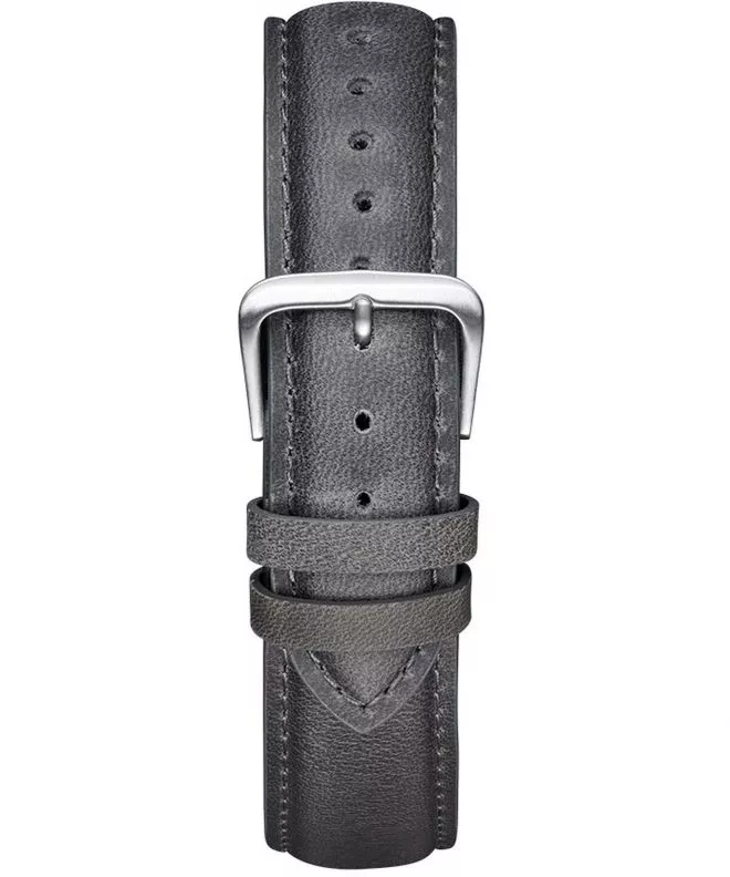 Каишка Meller Grey Silver Leather 20 mm PST-1GREY