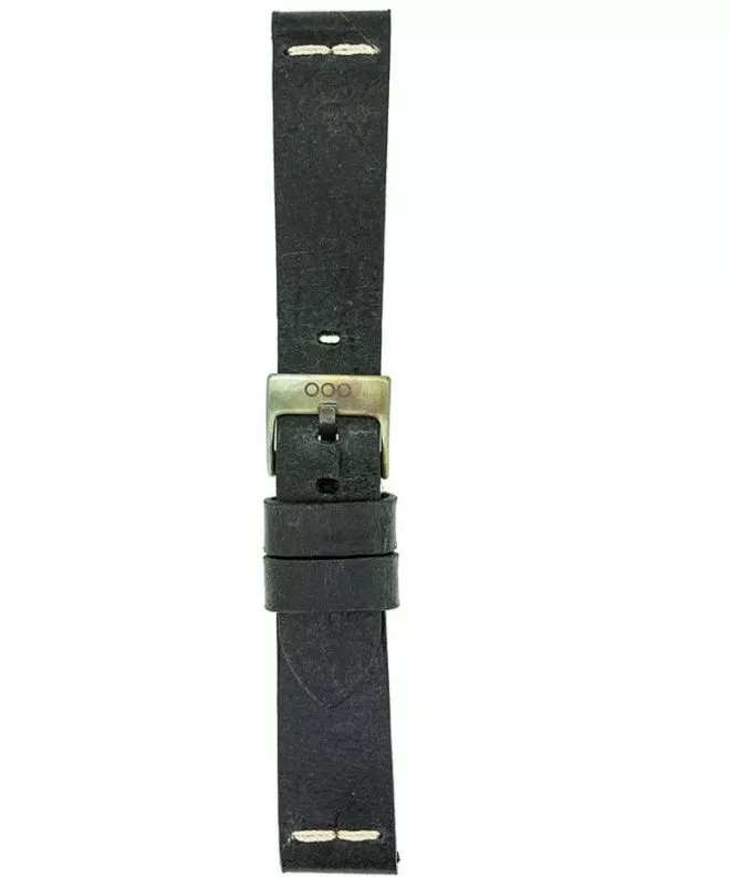 Каишка Out of Order Black Ecru Seams OOO.05.NE