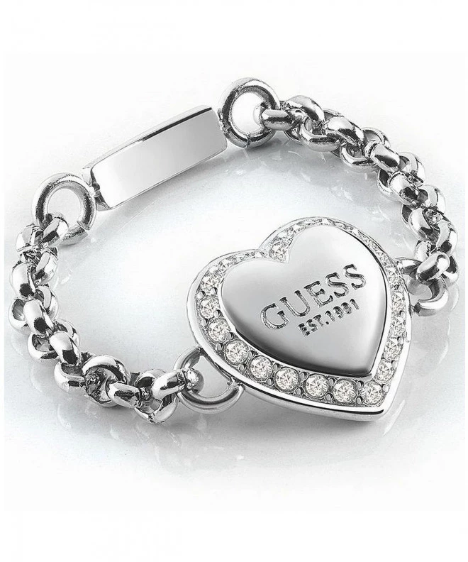 Пръстен Guess Pierścionek Fine Heart JUBR01429JWRH54