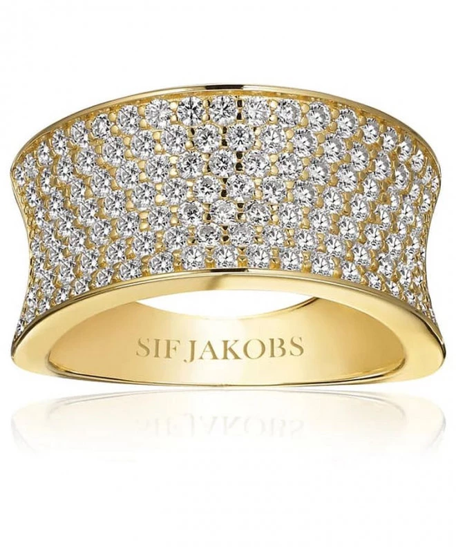 Пръстен SIF JAKOBS Felline Concavo SJ-R2393-CZ-YG-60