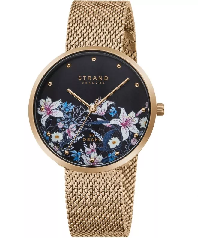 Часовник Дамски Strand by Obaku Flower S700LXVBMV-DF
