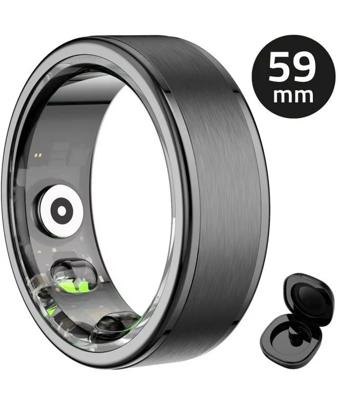 Smartring Унисекс Manta OneRing Черно 59 mm SR01BK-59
